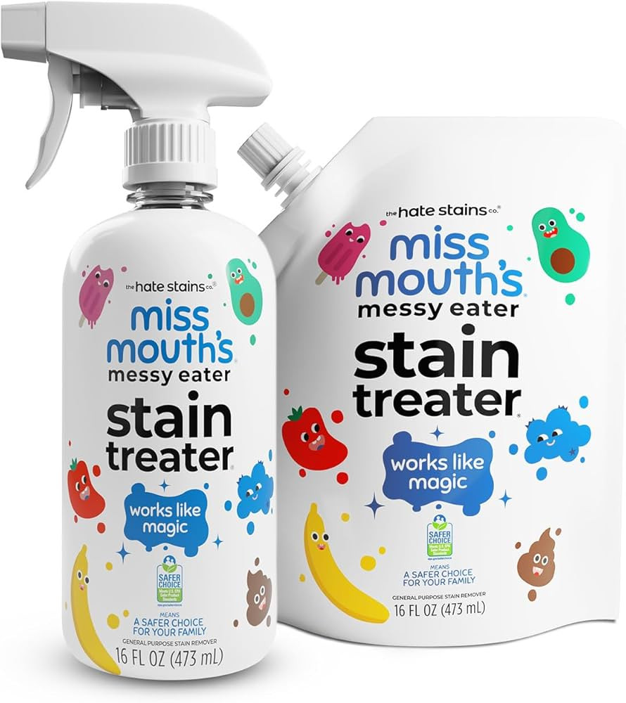 Miss Mouth's Messy Eater Stain Treater - 16oz Spray and 16oz Refill Pouch | Amazon (US)