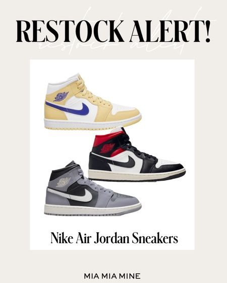 Nike air Jordan sneakers in stock at Nordstrom 

#LTKshoecrush #LTKstyletip #LTKfit