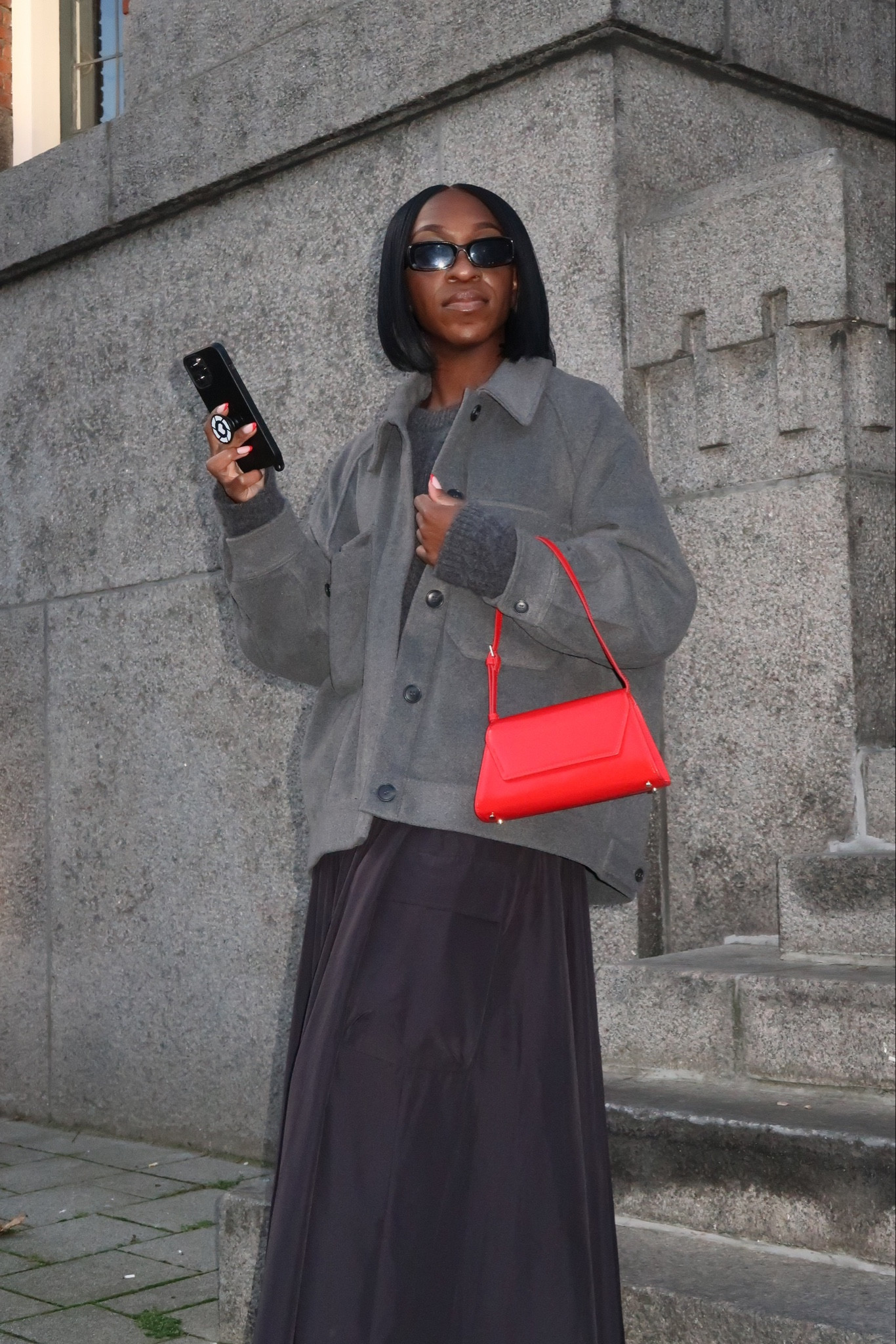 Full grey outfit with a touch of red 🩶❤️

Jacket - M (falls large)
Skirt - S (true to size)
Sweater- S (true to size)

Fall fashion, ootd, long skirts, sneakers



#LTKCyberWeek #LTKworkwear #LTKshoecrush