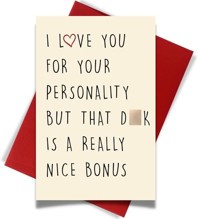 Cheerin Valentine's Day Cards for Him | Anniversary Card | Gifts for Him | Fun Gift Birthday Card... | Amazon (US)