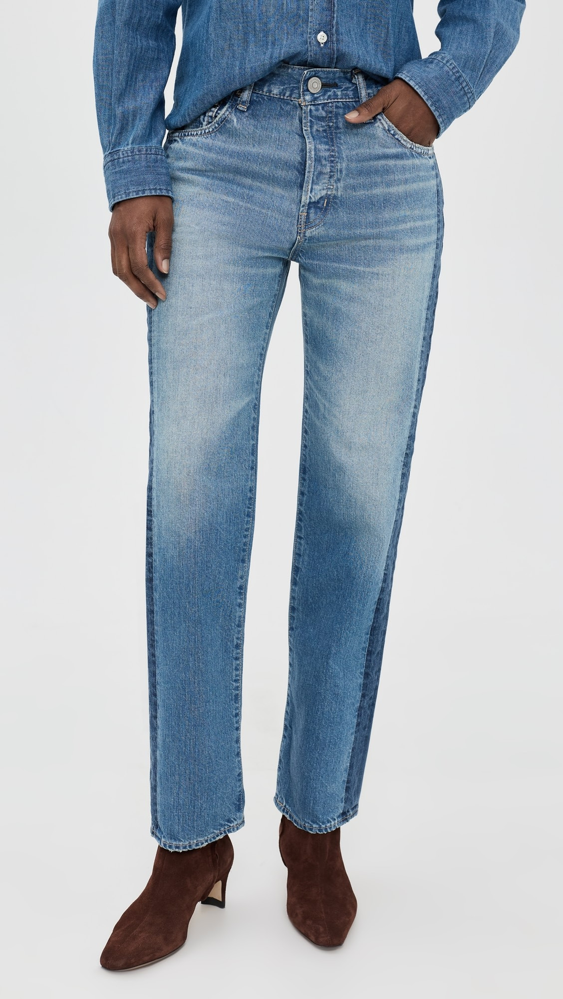 Moussy Vintage Clermont Straight Jeans | Shopbop
