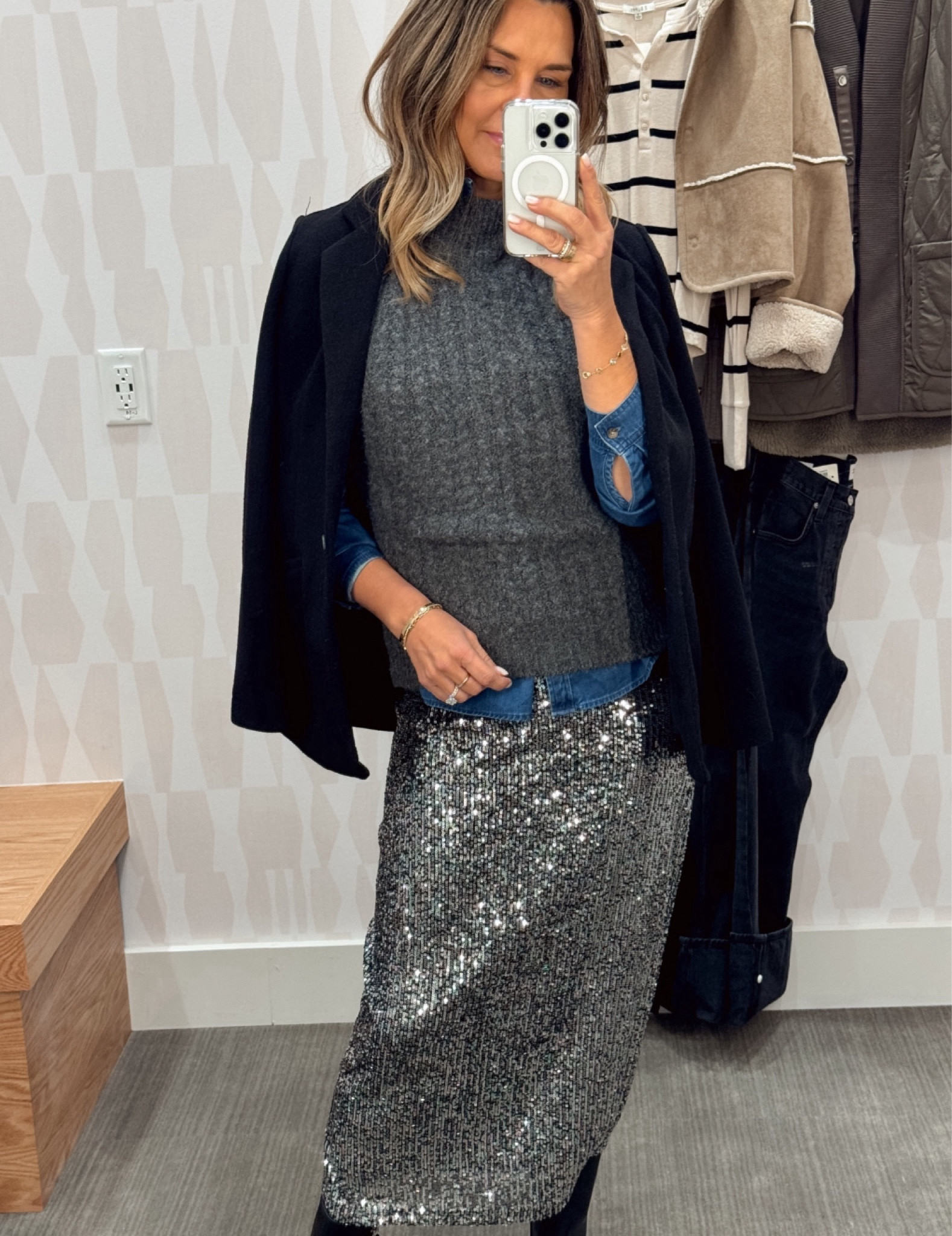 Ella Sequin Skirt curated on LTK