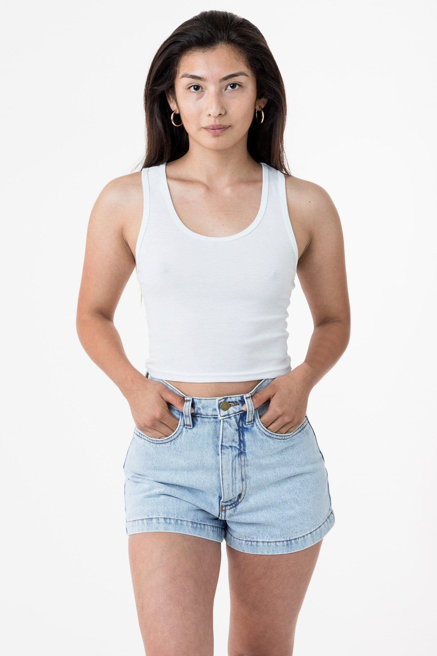 4308 - Baby Rib Crop Tank | Los Angeles Apparel