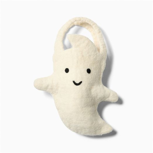 Halloween Felt Ghost Treat Bucket | West Elm (US)