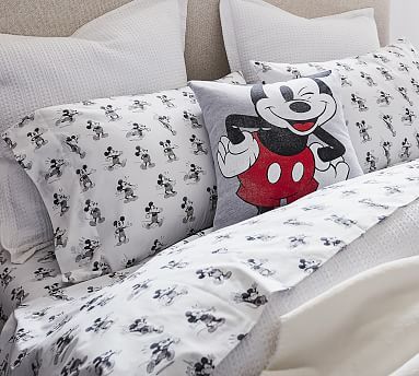 Disney Mickey Mouse Organic Cotton Sheet Set | Pottery Barn (US)