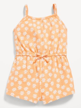 Printed Sleeveless Jersey-Knit Romper for Baby | Old Navy (US)