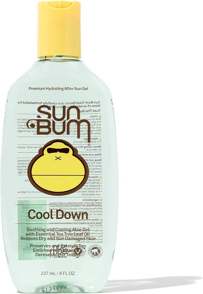 Sun Bum Cool Down Aloe Vera Gel | Vegan After Sun Care with Cocoa Butter to Soothe and Hydrate Su... | Amazon (US)