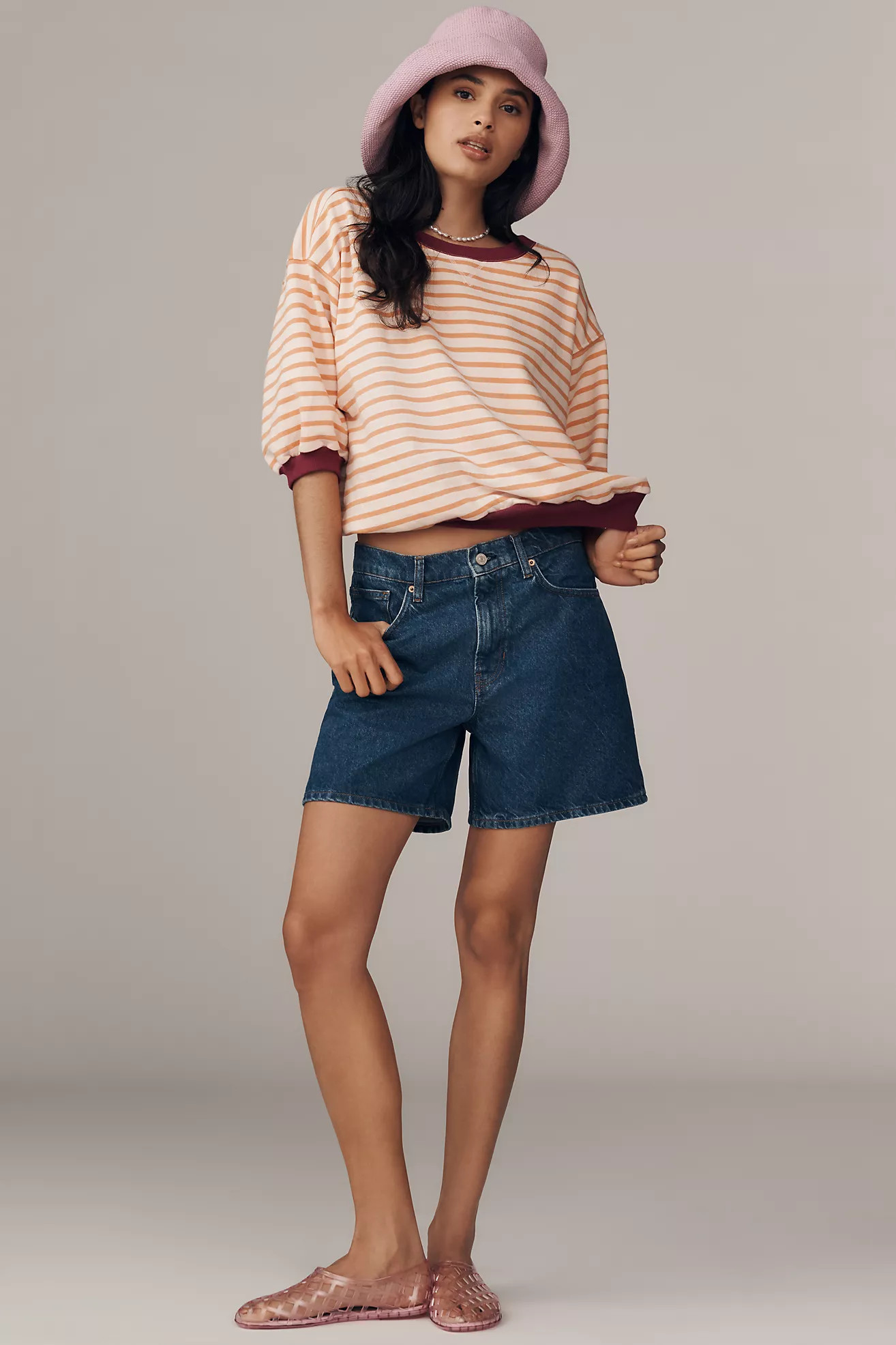 The Niki Bubble Sweatshirt by Pilcro | Anthropologie (US)