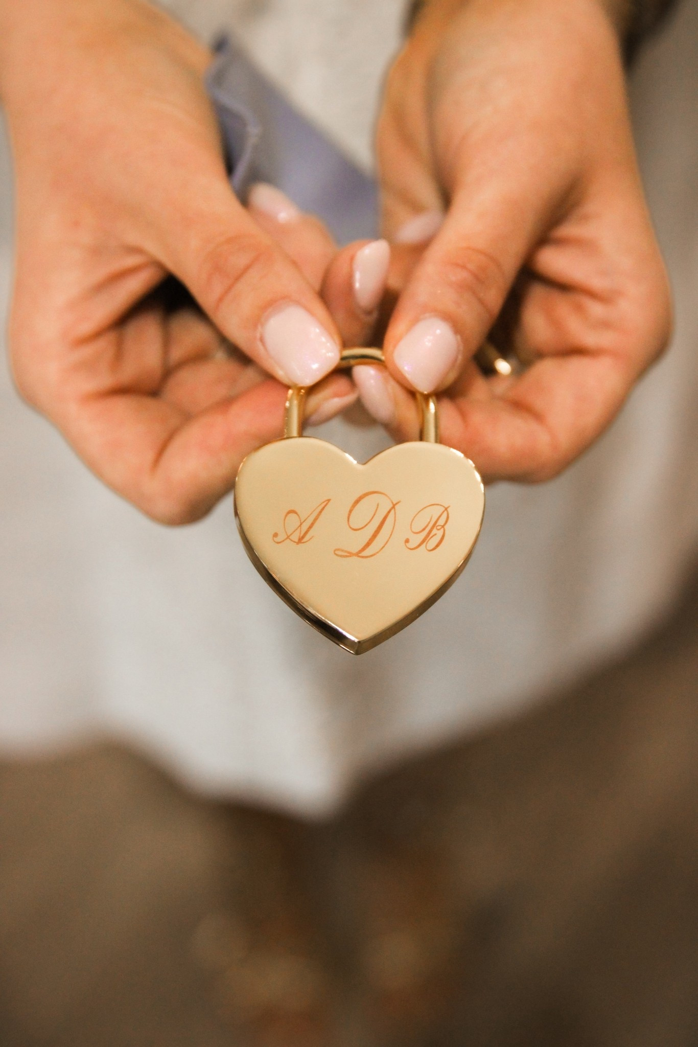 The perfect lock to keep my bridal trunk secure and safe with all the wedding memories!! My new monogram too!✨🤍

#LTKWedding