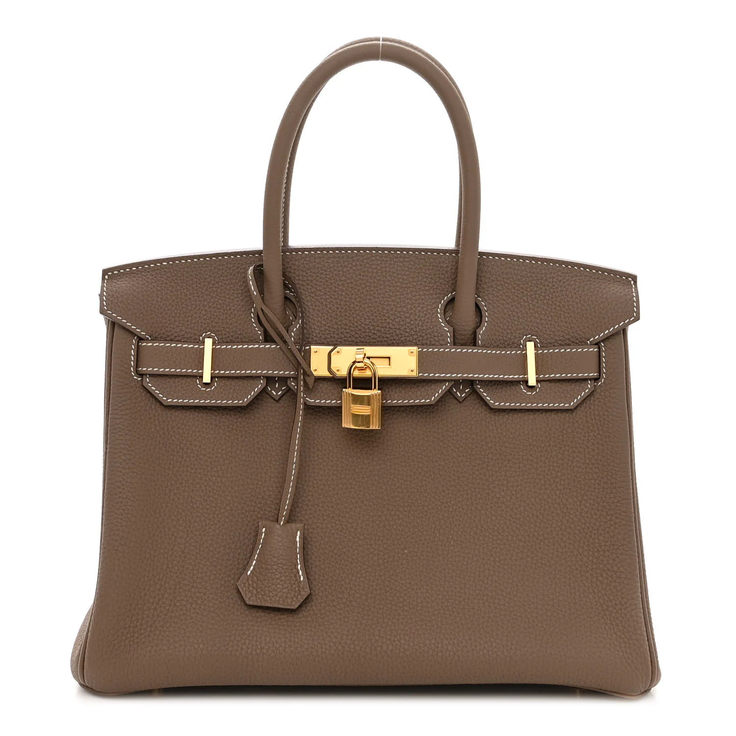 HERMES Togo Birkin 30 Etoupe | FASHIONPHILE (US)