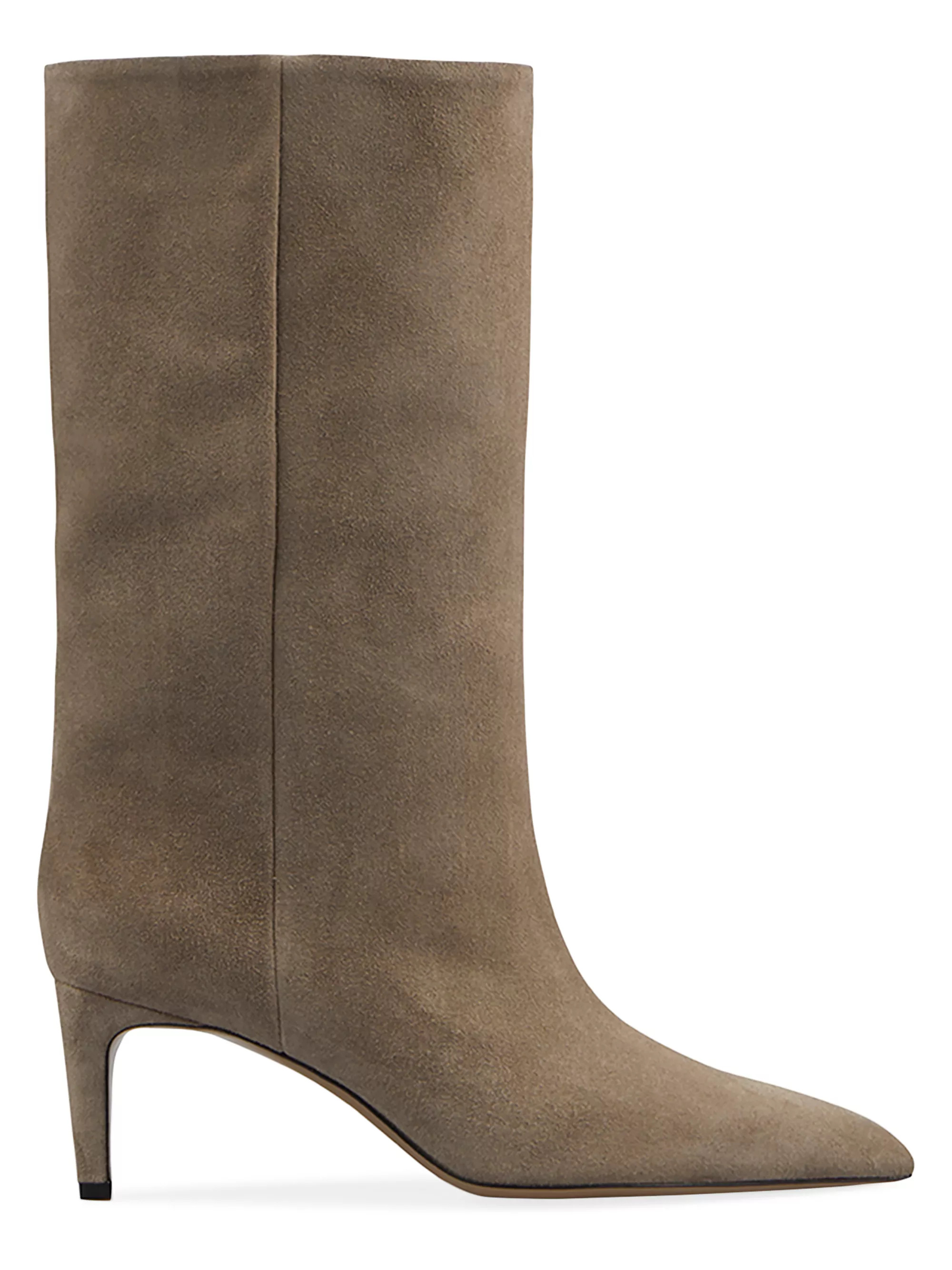 Stiletto Leather Mid-Calf Boots | Saks Fifth Avenue