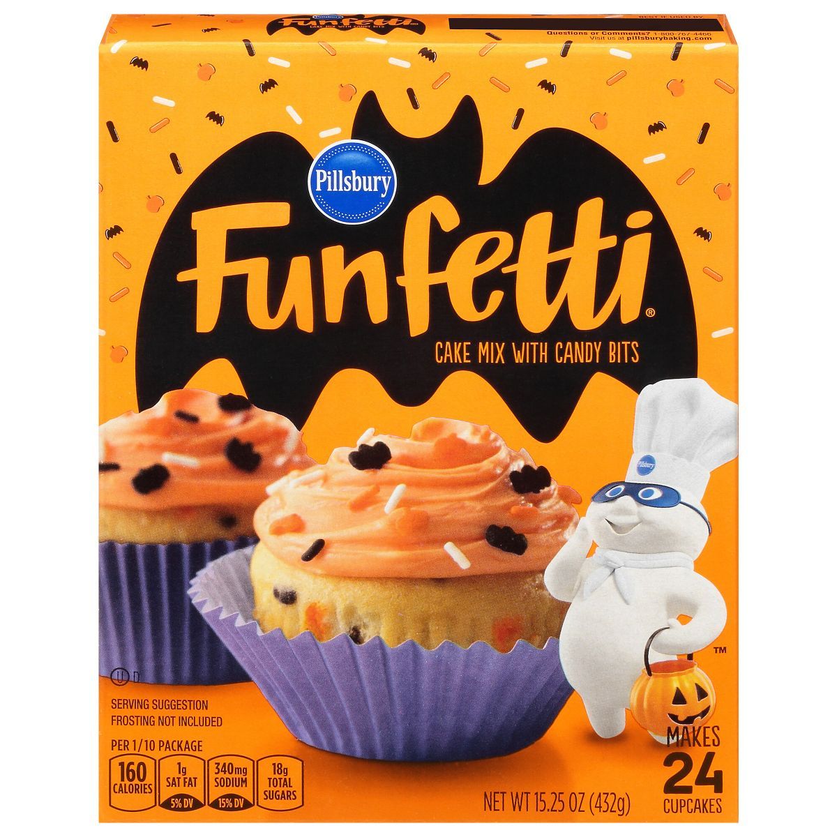 Pillsbury Funfetti Halloween Cake Mix 15.25 oz | Target