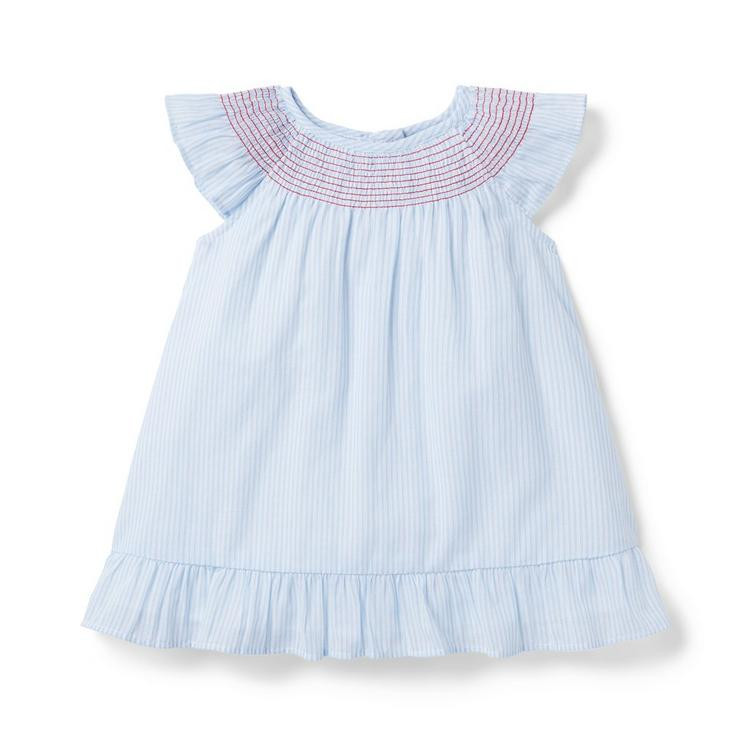 Baby Striped Smocked Dress | Janie and Jack