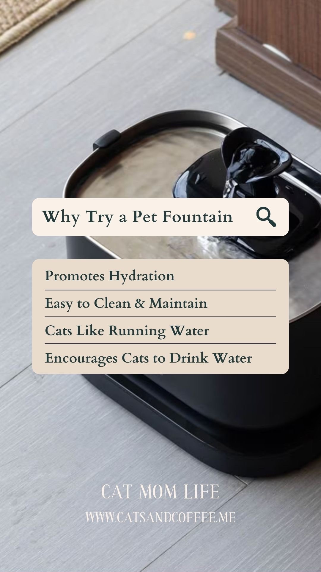We absolutely love the Petlibro pet fountain for our cats! It’s so easy to clean, whisper quiet, and my cats took to it right away. It’s a great height and they walk right up for drinks throughout the day. It also suits small dogs — my mom’s mini poodles love theirs, too! 

#LTKPets #LTKFamily #LTKHome