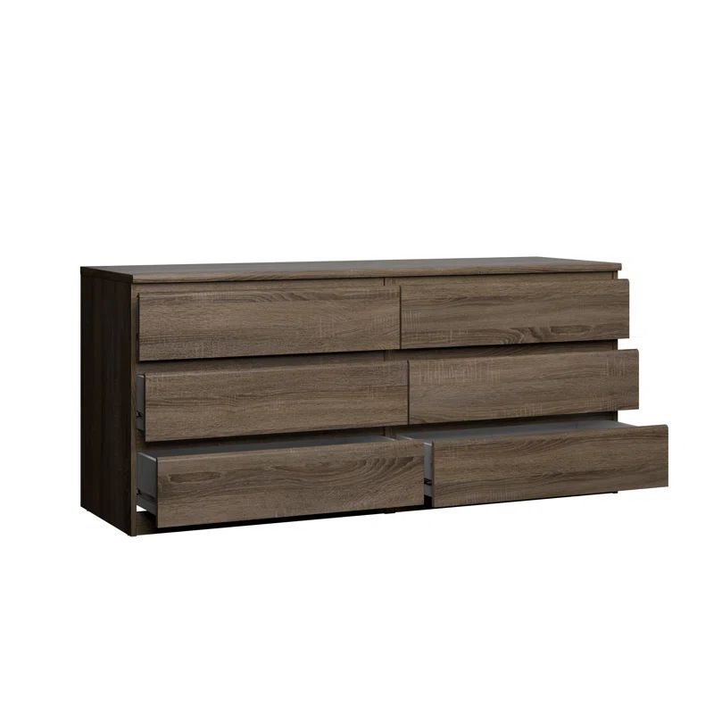 Kepner 6 Drawer 60.5" W Double Dresser | Wayfair Professional