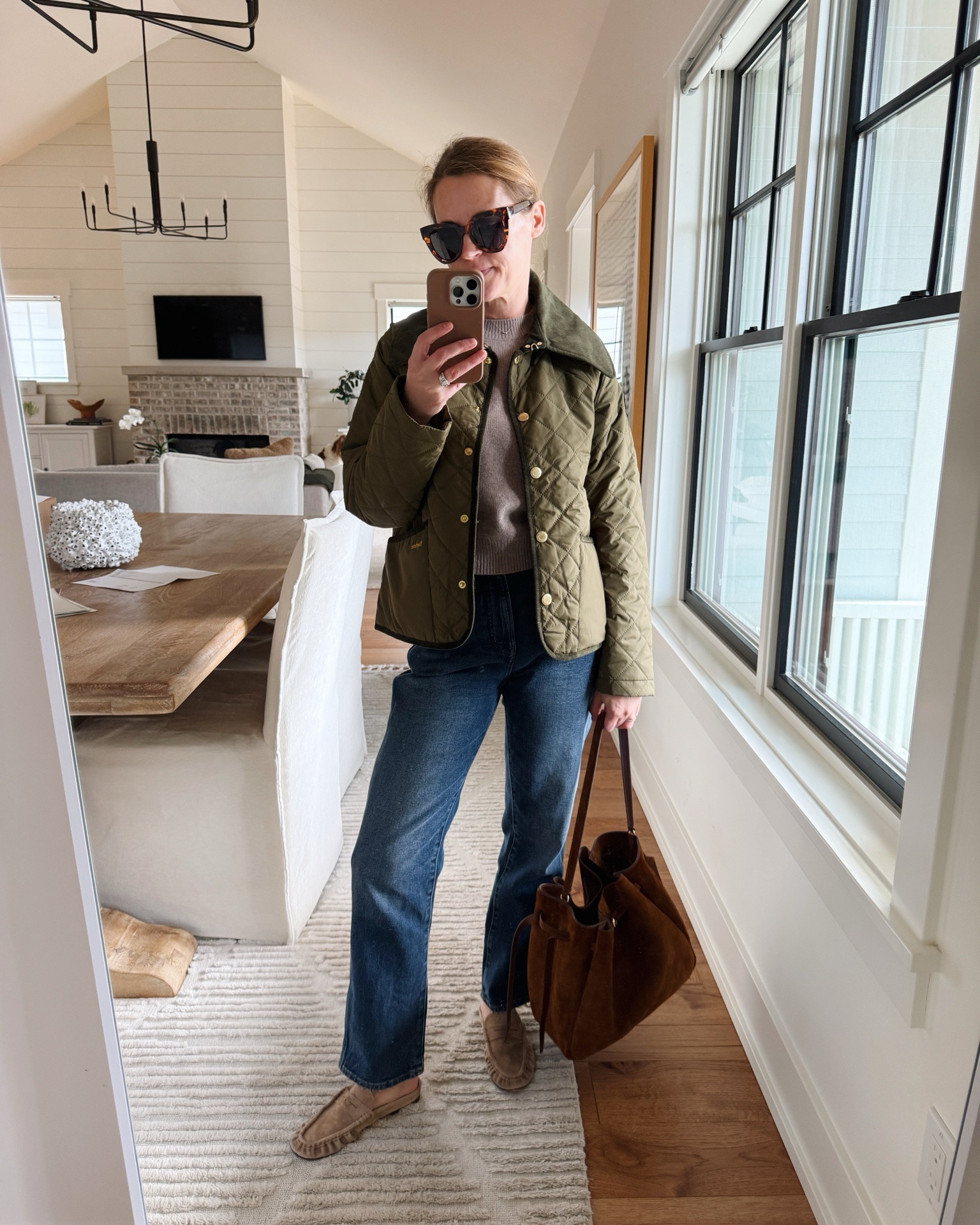 Jacket size US4
Sweater size small
Jeans size 25 short

#LTKdayinmylife #LTKgrwm #LTKootd