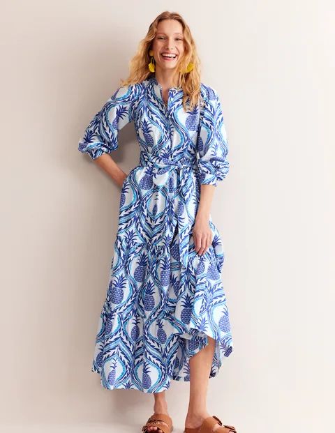 Alba Tiered Cotton Maxi Dress | Boden (UK & IE)