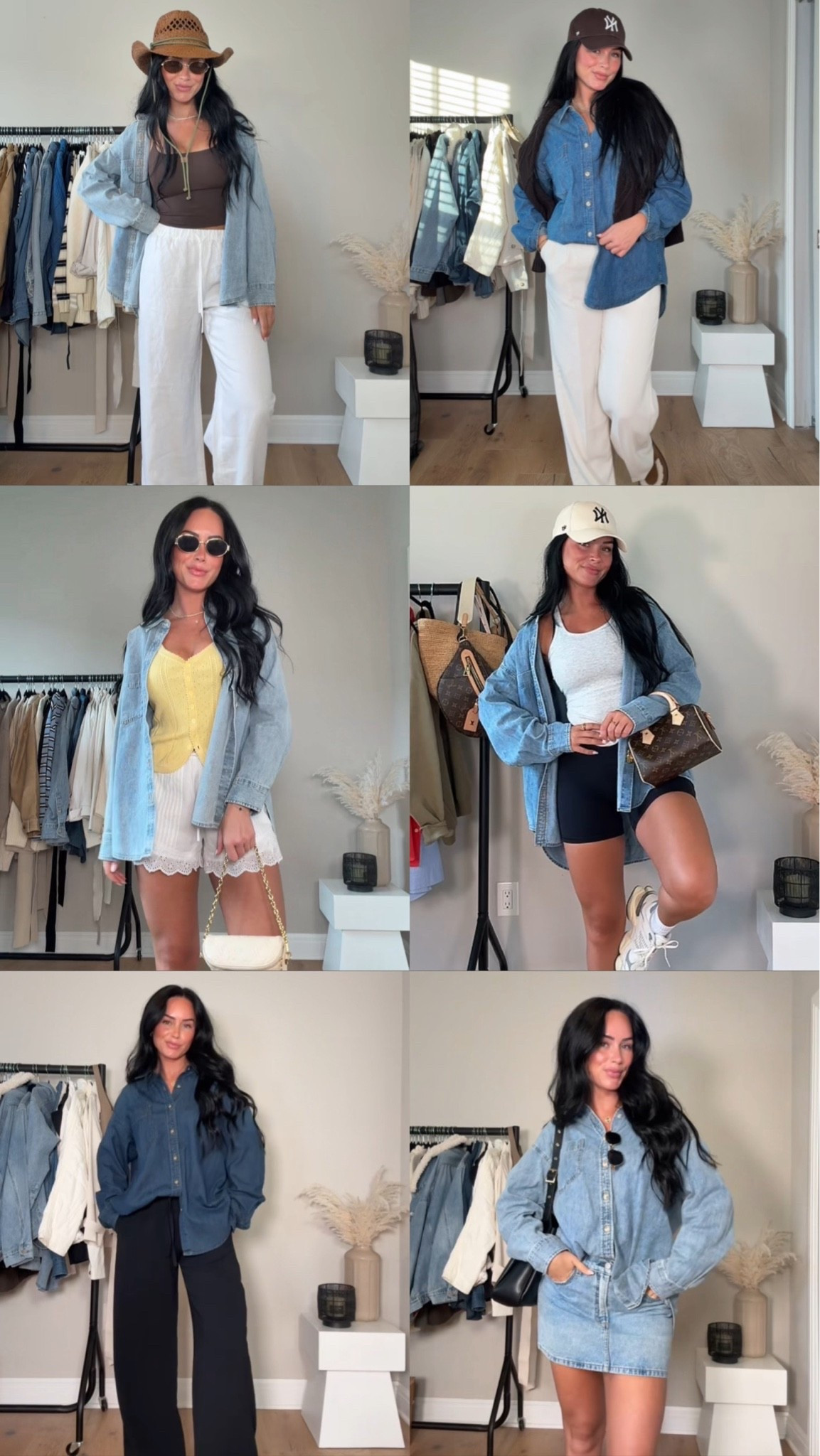The Aritzia summer sale is happening now 😍 this is the best denim shirt! Fits oversized 

My sizing 5’7, 145lbs, 32dd
I’m wearing a size xs & s