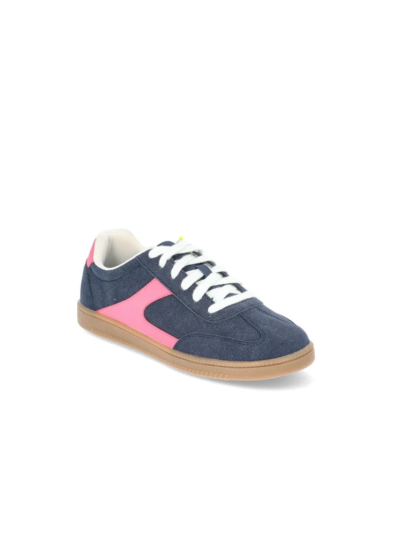No Boundaries Women's Lace Up Sport Sneakers, Wide Width Available | Walmart (US)