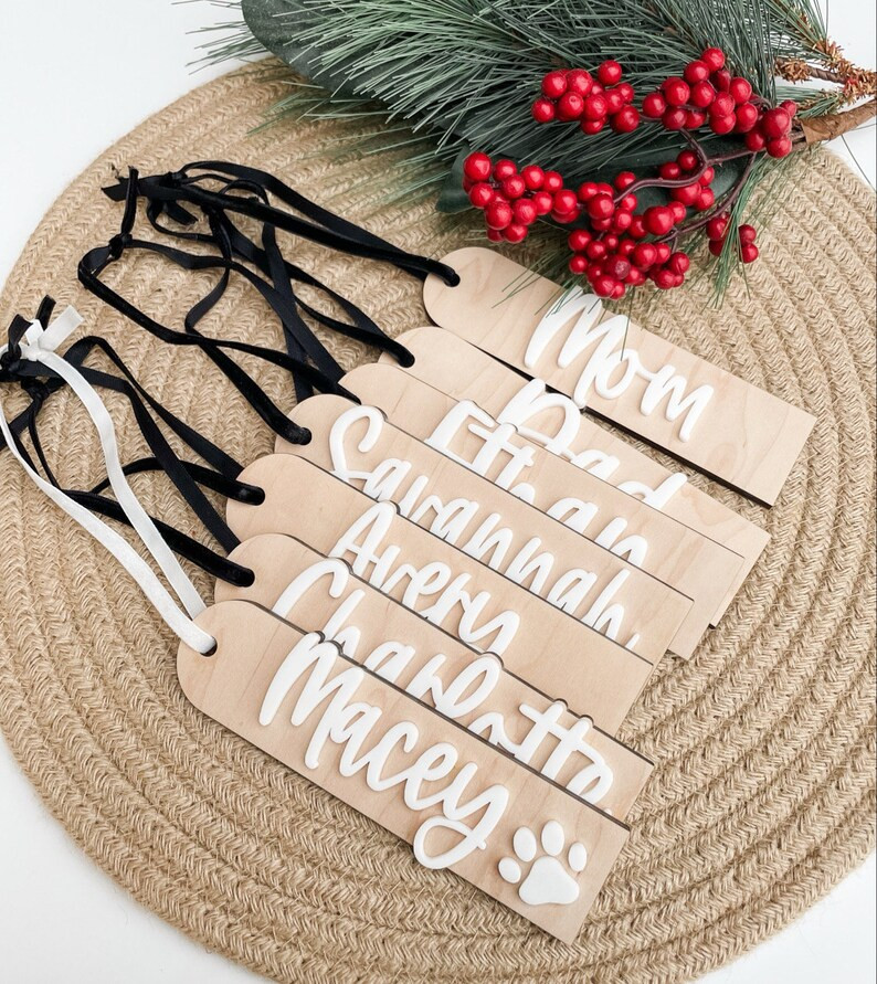 Stocking Tags | Christmas Stocking Tag | Name Tag | Stocking Tags | Personalized Stocking Tags | ... | Etsy (US)