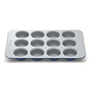 Caraway Home Ceramic Muffin Tin Sage | The Container Store