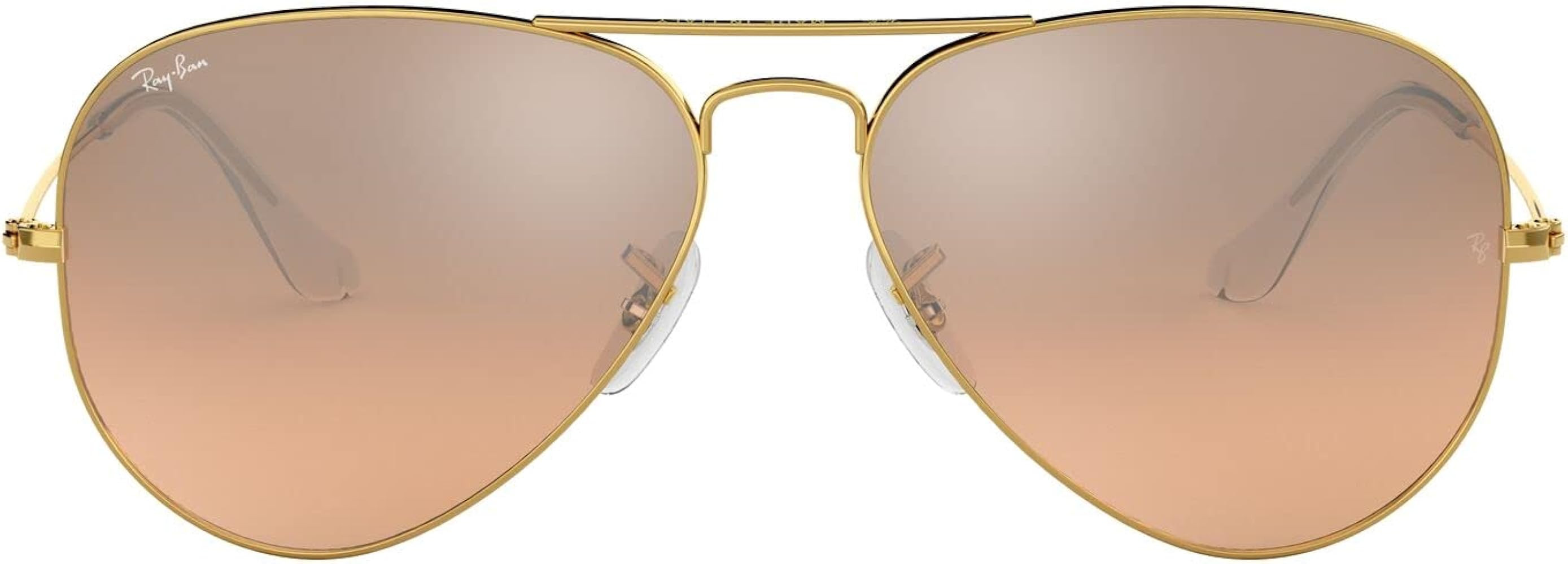 Ray-Ban RB3025 Classic Mirrored Aviator Sunglasses | Amazon (US)