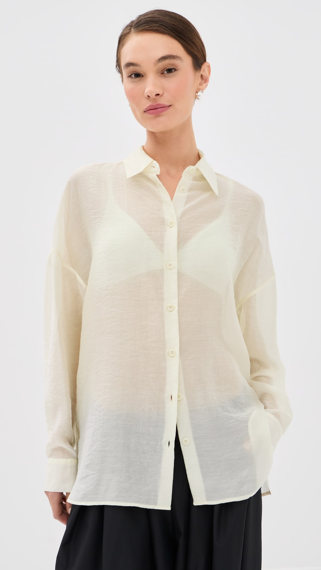 Summer Voile Oversized Shirt | Shopbop