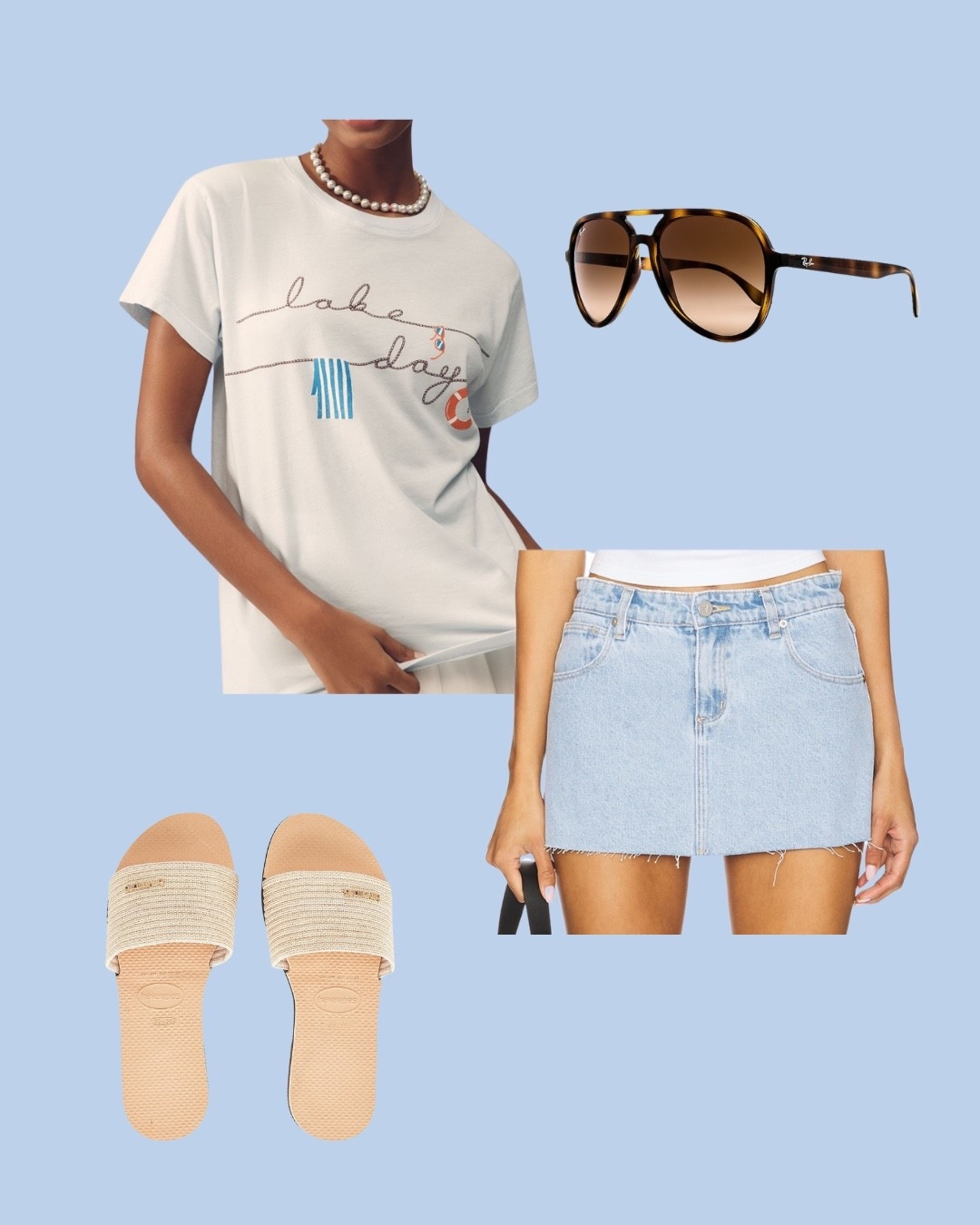 4th of July outfit! 

patriotic, red white and blue, Fourth of July, 4th of July, USA outfit, America outfit, star print, Jean skirt, summer outfit, BBQ outfit, firework fit, Americana, festive look, stars and stripes, July 4th fashion, casual chic, backyard BBQ style, holiday outfit, cute and comfy, summer party outfit, lake day shirt 