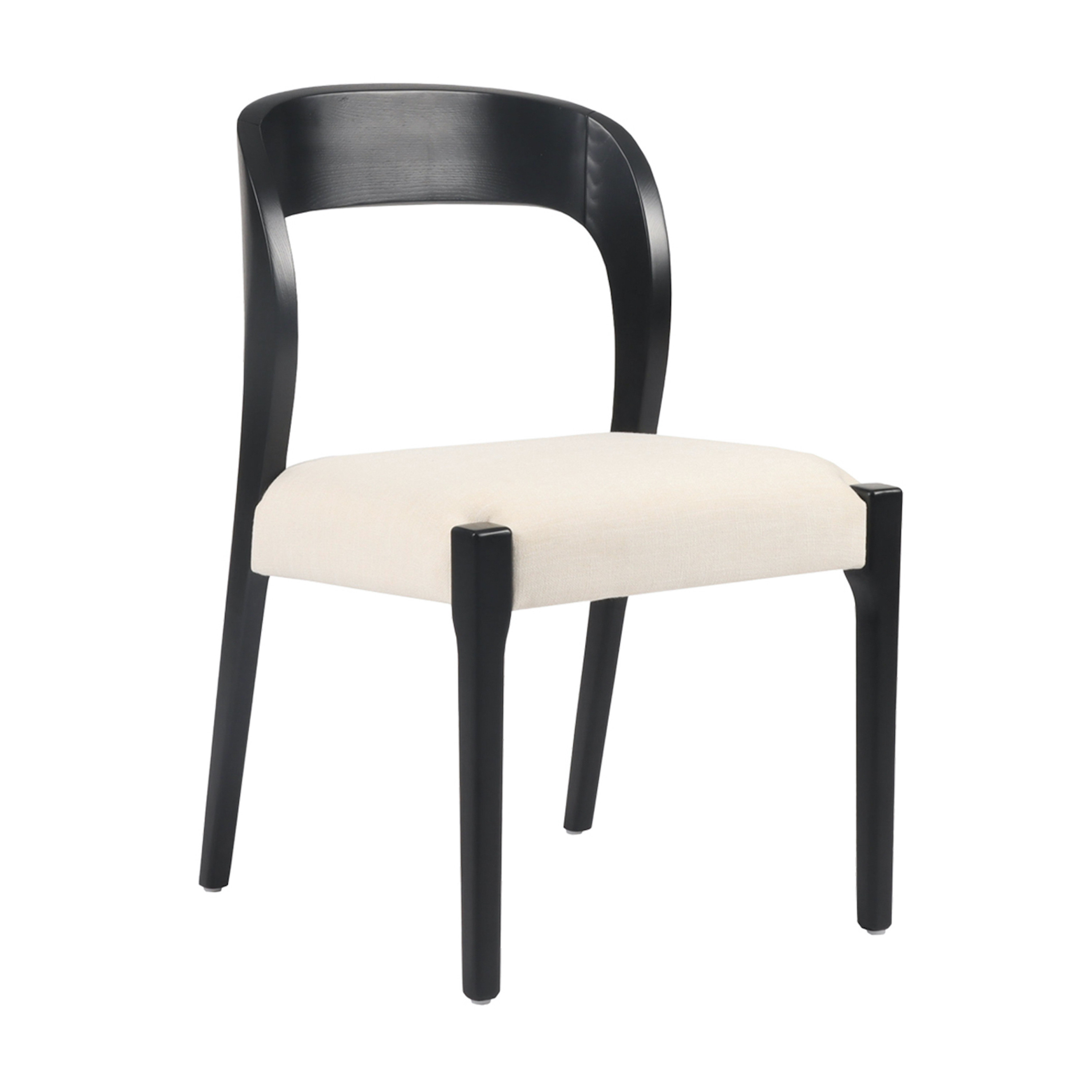 Keats Oak Wood Upholstered Dining Chair 2 Piece Set | World Market