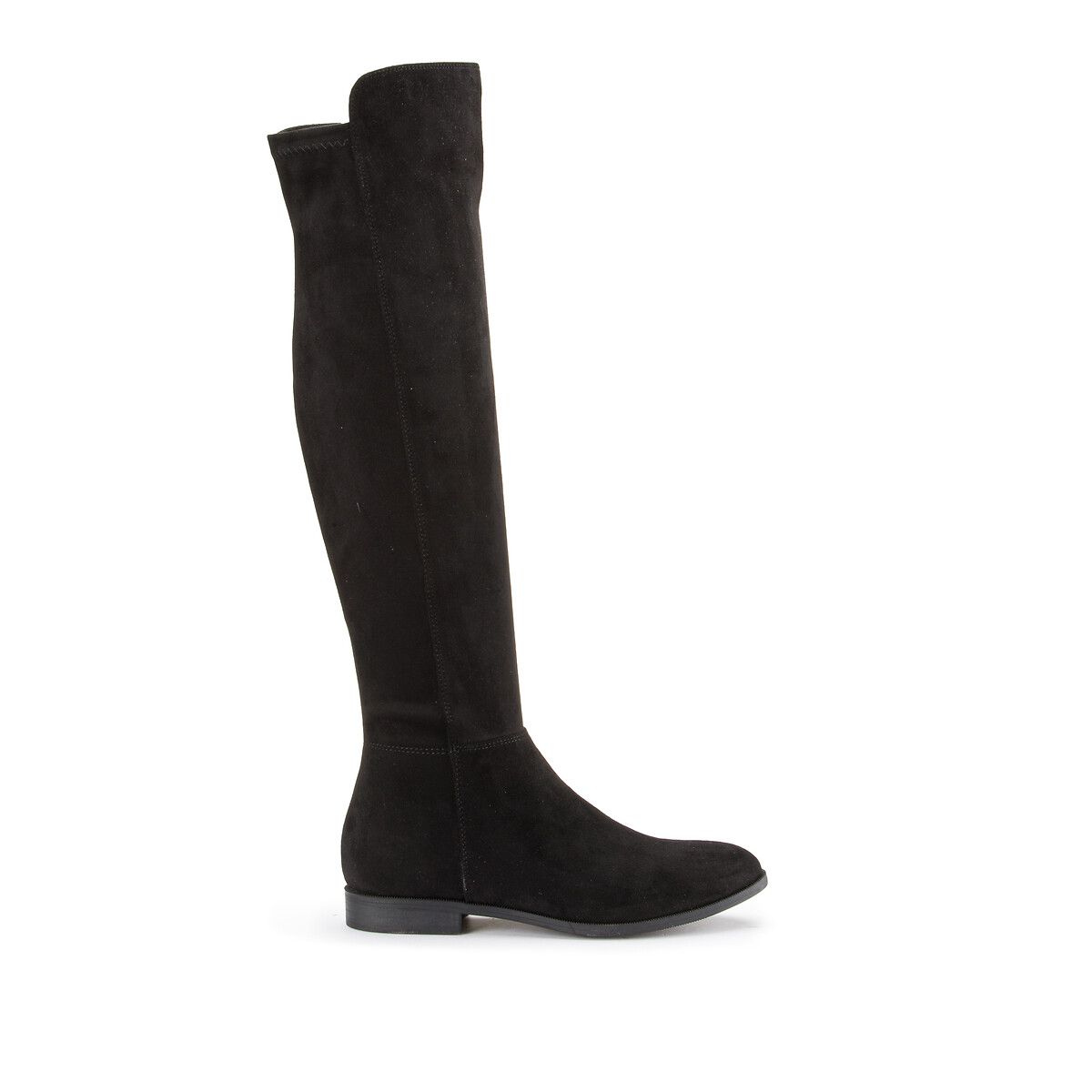 Recycled Over-The-Knee Boots with Flat Heel | La Redoute (UK)