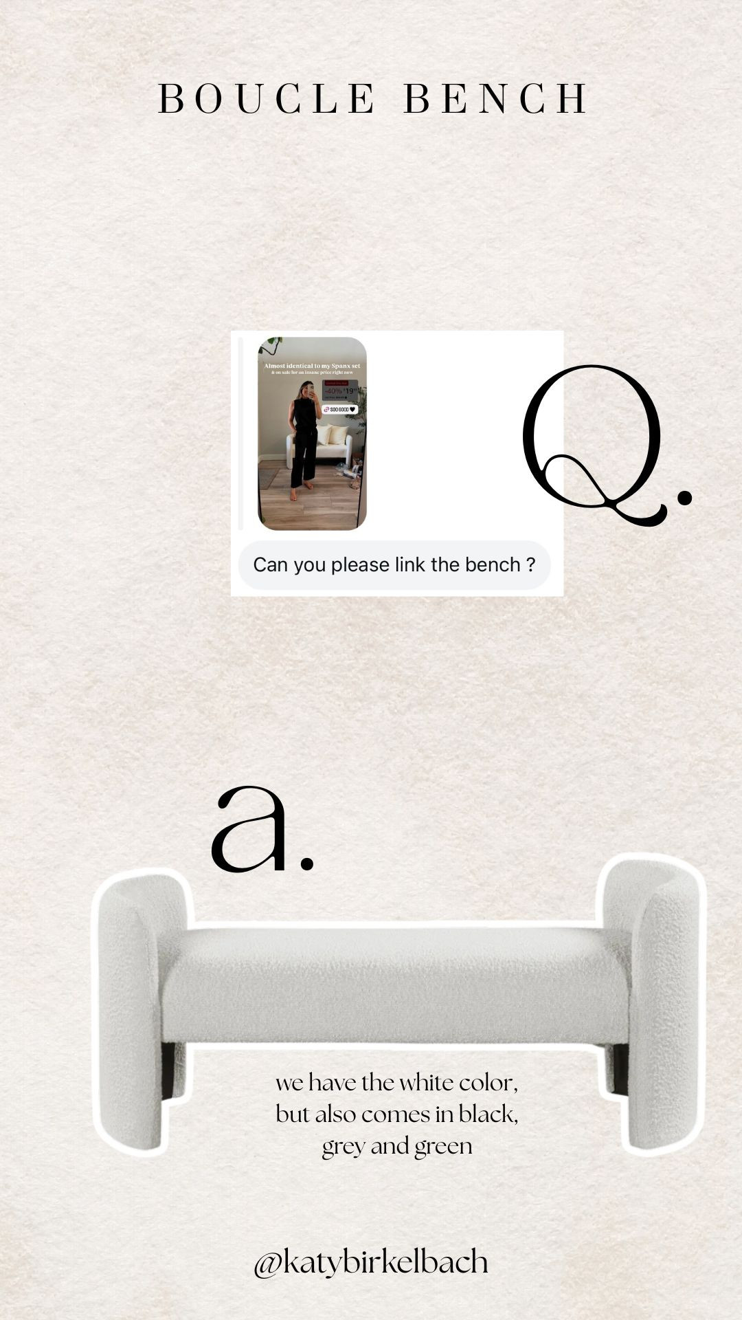 This bench was out of stock for a while but thankfully it's back! 

 #LTKHome #LTKSaleAlert