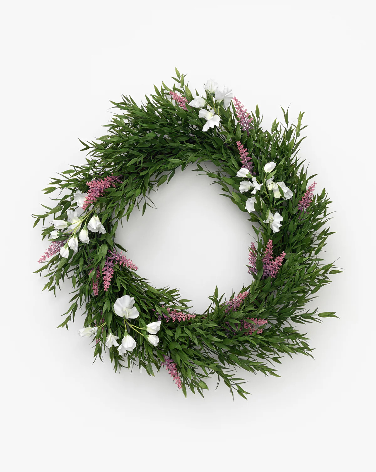 Faux Bamboo & Sweet Pea Wreath | McGee & Co. (US)