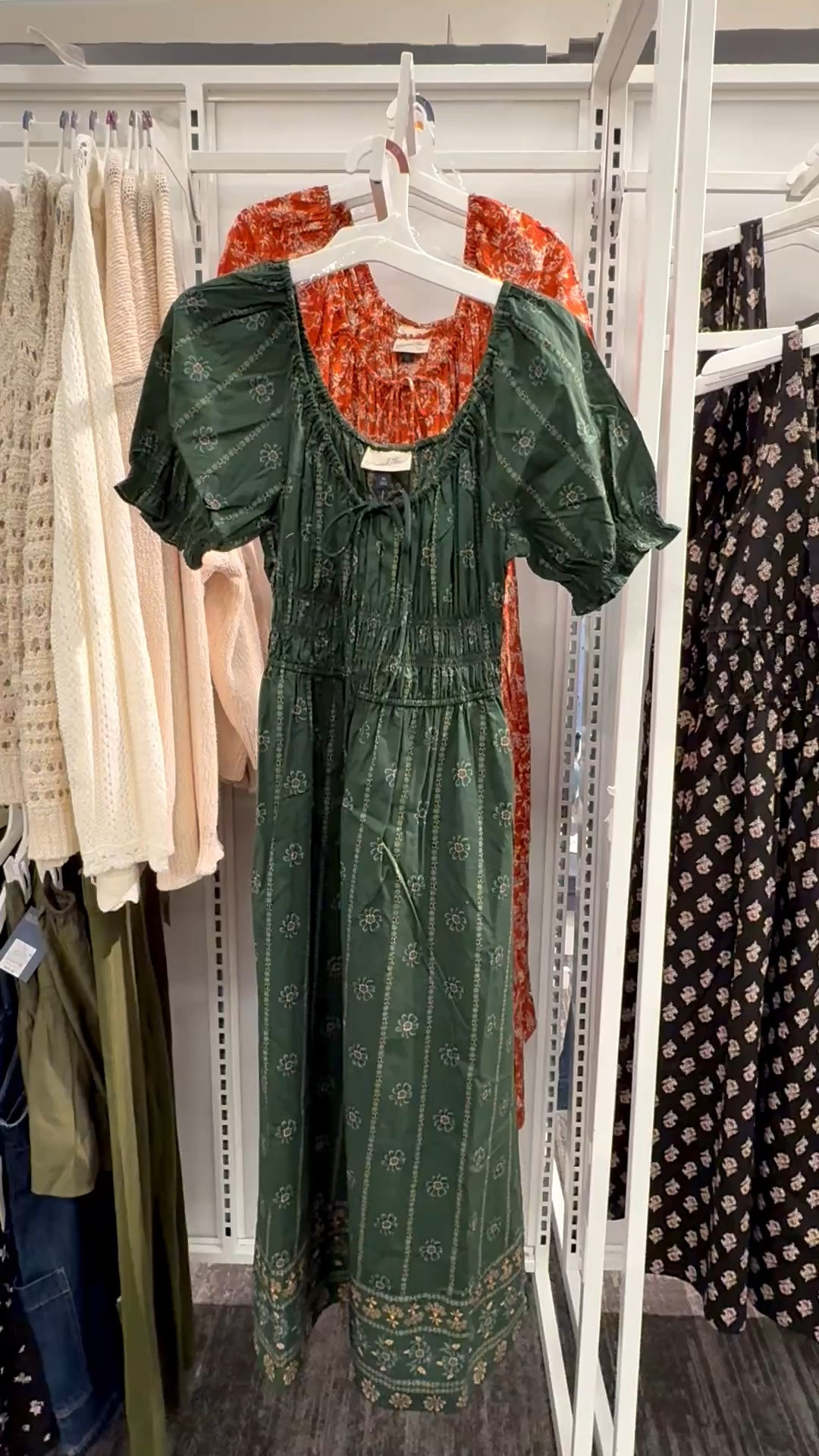 What a beautiful, casual dress for early fall. The cotton fabric is so soft, and the floral pattern feels a bit dramatic against the dark green background. I love the smocked detail…and it has pockets! ✨ Wear a sweater or cardigan over it to take it into the fall season. 

#fallmididress #fallfloraldress #falloutfits #target #cottagcoremididress #pulloversundress #falloutfitsforwomenover40 #fallsundress

#LTKSeasonal #LTKOver40 #LTKMidsize
