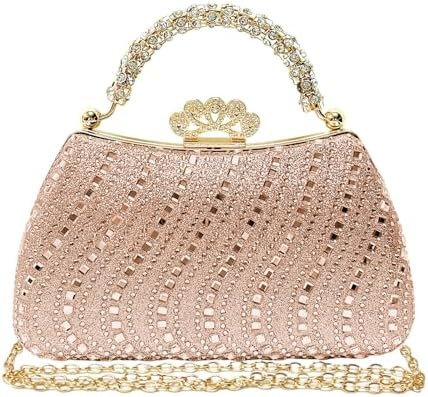 Clutch Purses for Women Rhinestone Formal Evening Bag Sparkly Diamond Handbag for Cocktail Prom P... | Amazon (US)