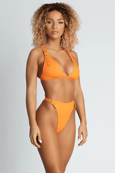 Aadya Bikini Top - Neon Orange | MESHKI US