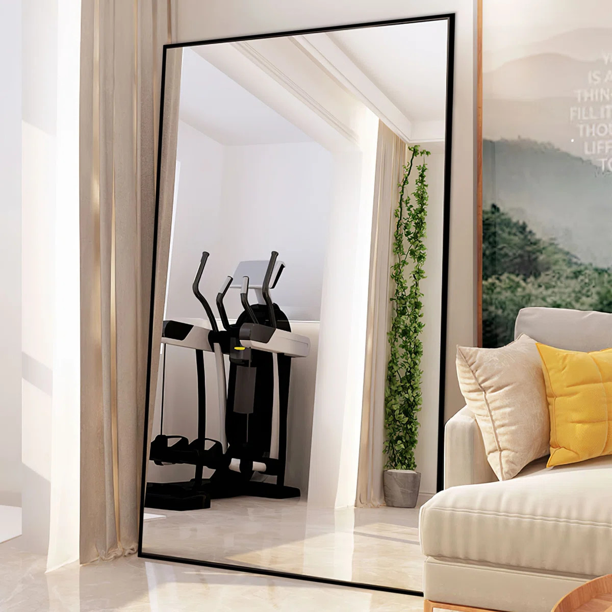 Arstides Metal Flat Mirror | Wayfair North America