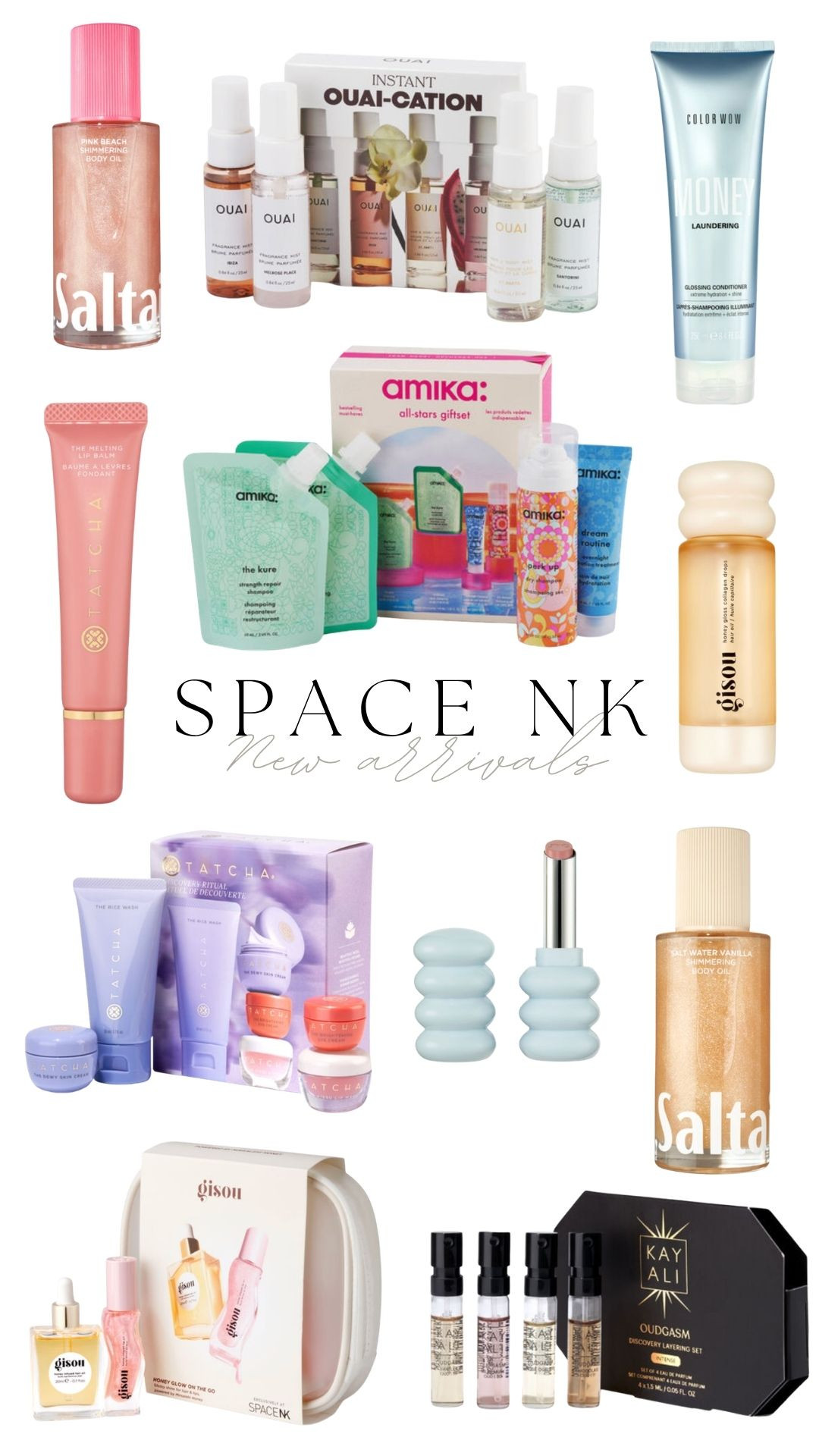 Space NK New arrivals

Beauty New In, luxury beauty picks, OUAI fragrance mist, OUAI gift set, Color Wow Money gloss, Tatcha lip balm, Tatcha skincare set, Gisou honey glow, Gisou lip oil, Salta shimmering body oil, Kayali Oudgasm set, Amika haircare gift set, premium haircare, summer beauty essentials, beauty gift ideas, fragrance and skincare edit, high-end beauty favourites, Summer Beauty  

 #LTKuk #LTKsummer #LTKbeauty