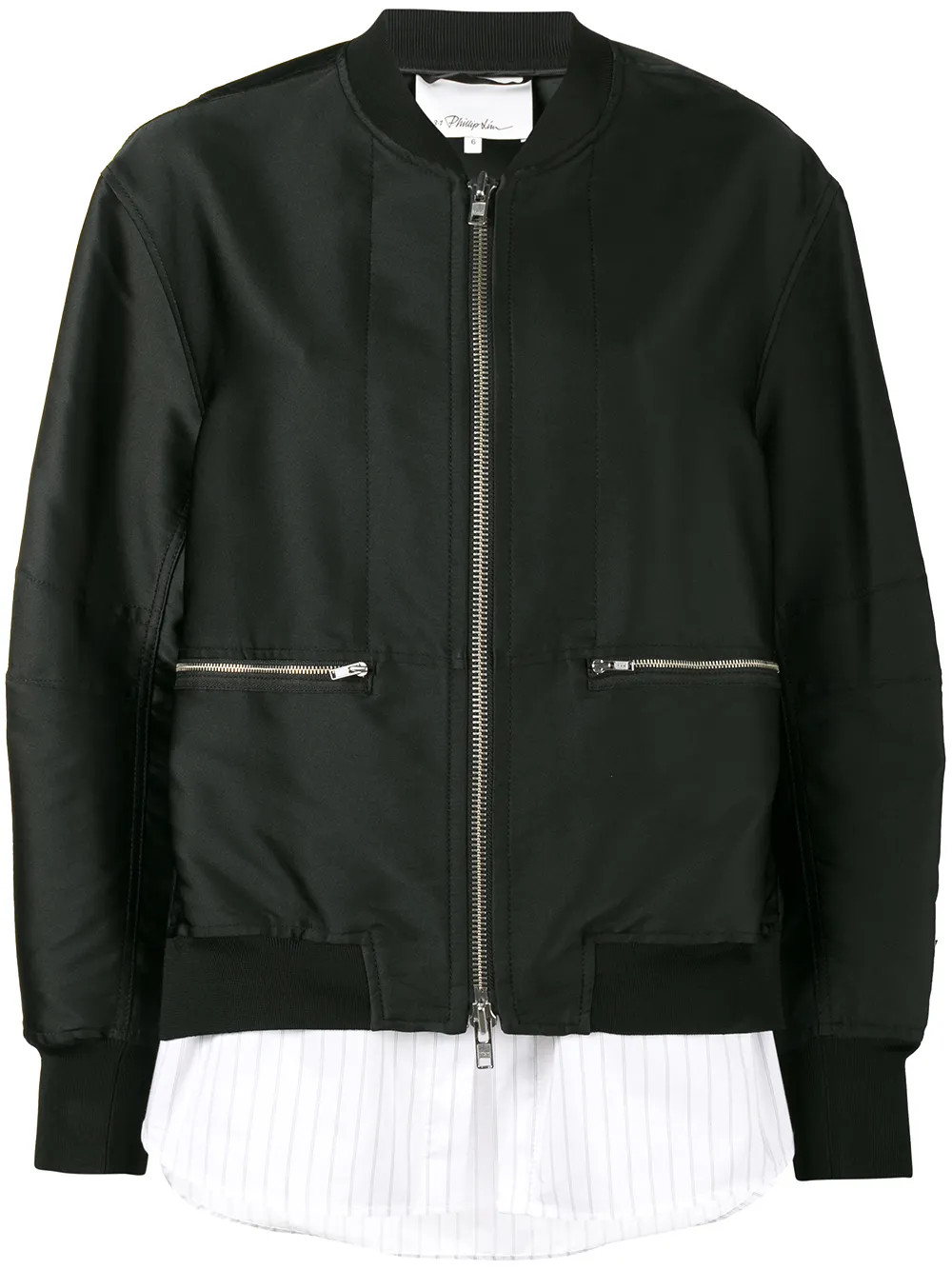 layered bomber jacket | Farfetch Global