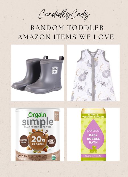 Amazon toddler items 💛

#toddleramazonitems #toddlerrainboots #sleepsack #toddlernatural