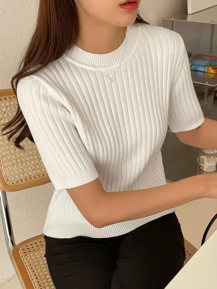 DAZY Top mit Rippenstrick | SHEIN