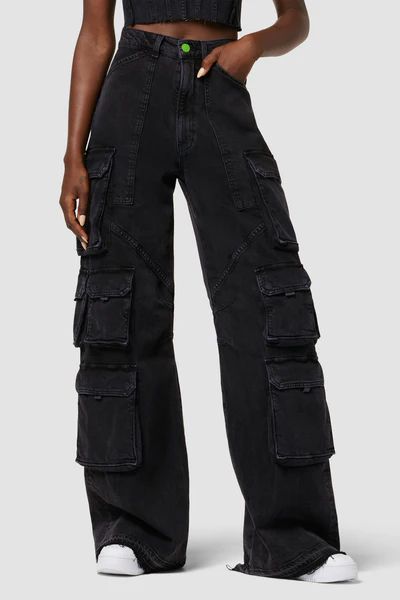 Hudson x Zoe Costello Janis High-Rise Wide Leg Cargo | Hudson Jeans