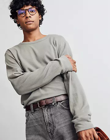 Waffle-Knit Long-Sleeve Tee | Madewell