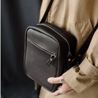 Leather Shoulder Bags, Men Messenger Bag, Men Leather Bag, Leather Crossbody Bag, Shoulder Bag Men,  | Etsy (US)