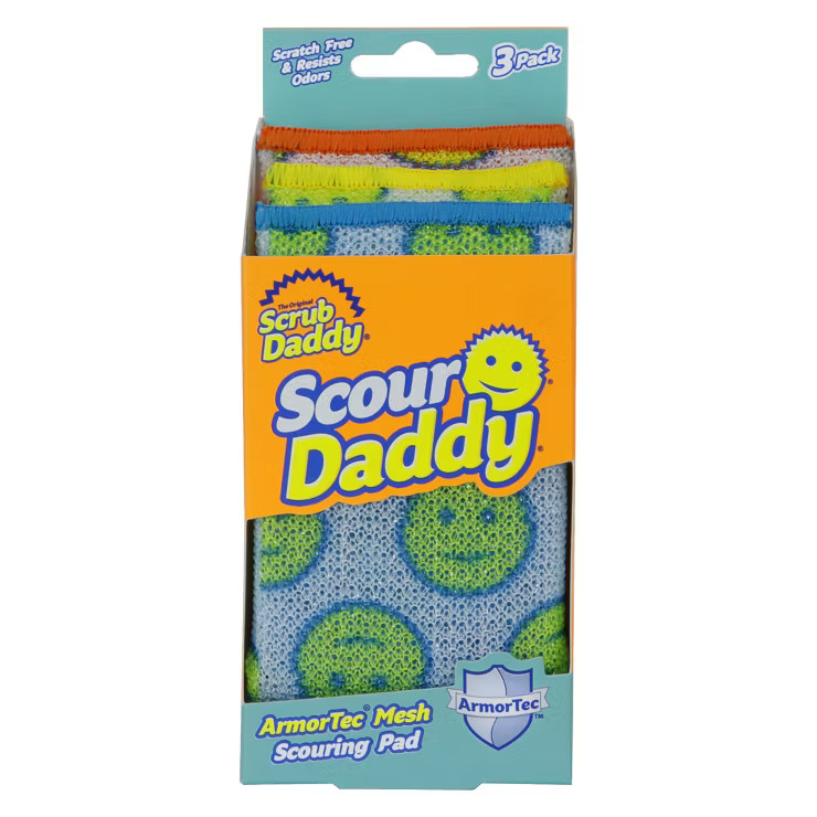 Scrub Daddy ArmorTec Mesh Scouring Pad - 3ct | Target