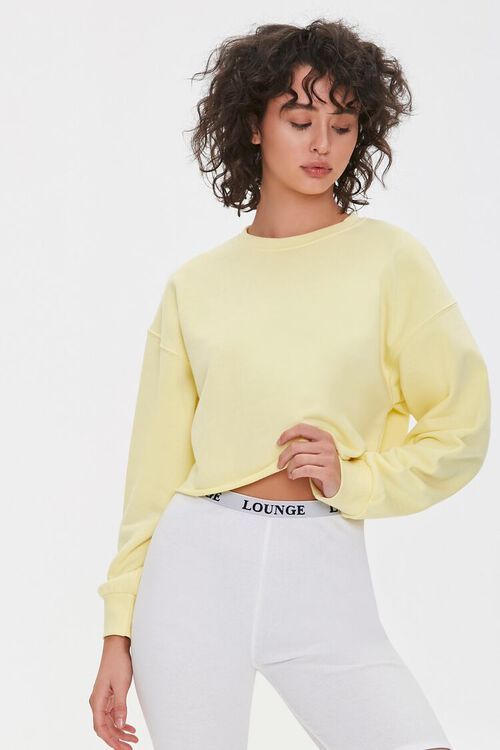 French Terry Drop-Sleeve Pullover | Forever 21 (US)