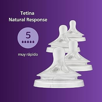 Philips Avent Natural Response Nipples, Extra Fast Flow (Flow 5), 4-Pack, SCY965/44 | Amazon (US)