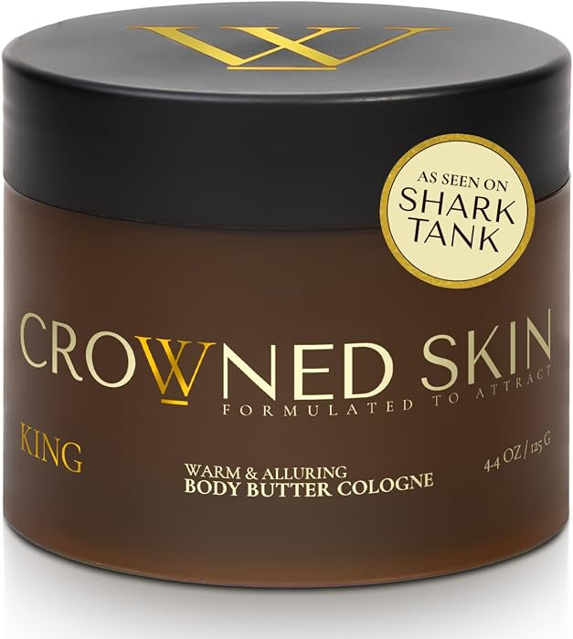 Crowned Skin King Cologned Body Butter for Men | Warm & Sensual | As Seen On Shark Tank | Scented... | Amazon (US)