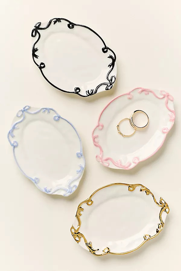 Benedita Bow Trinket Dish | Anthropologie (US)