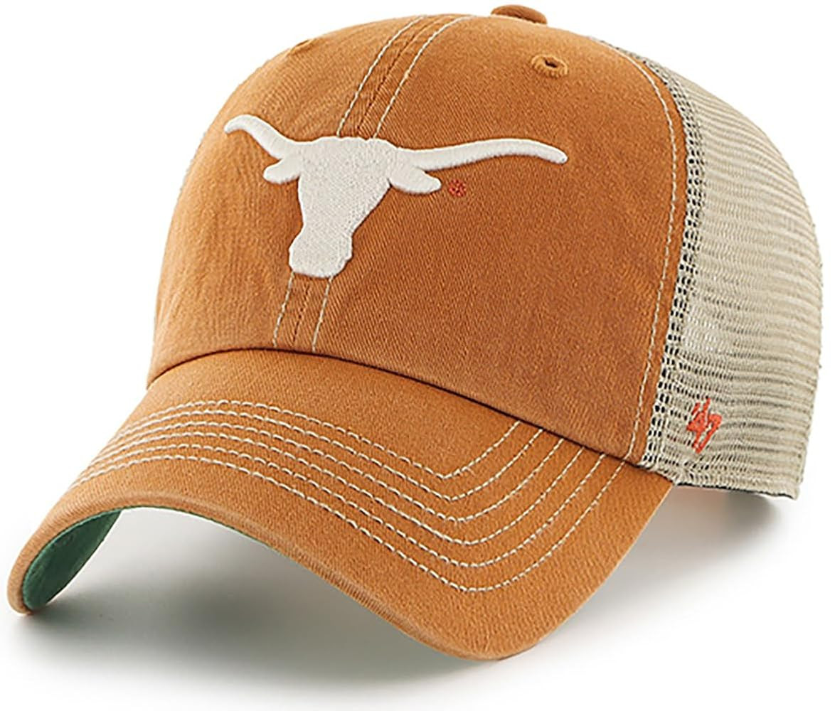 47 NCAA Trawler Primary Logo Team Color Mesh Trucker Clean Up Adjustable Hat, Adult One Size Fits... | Amazon (US)