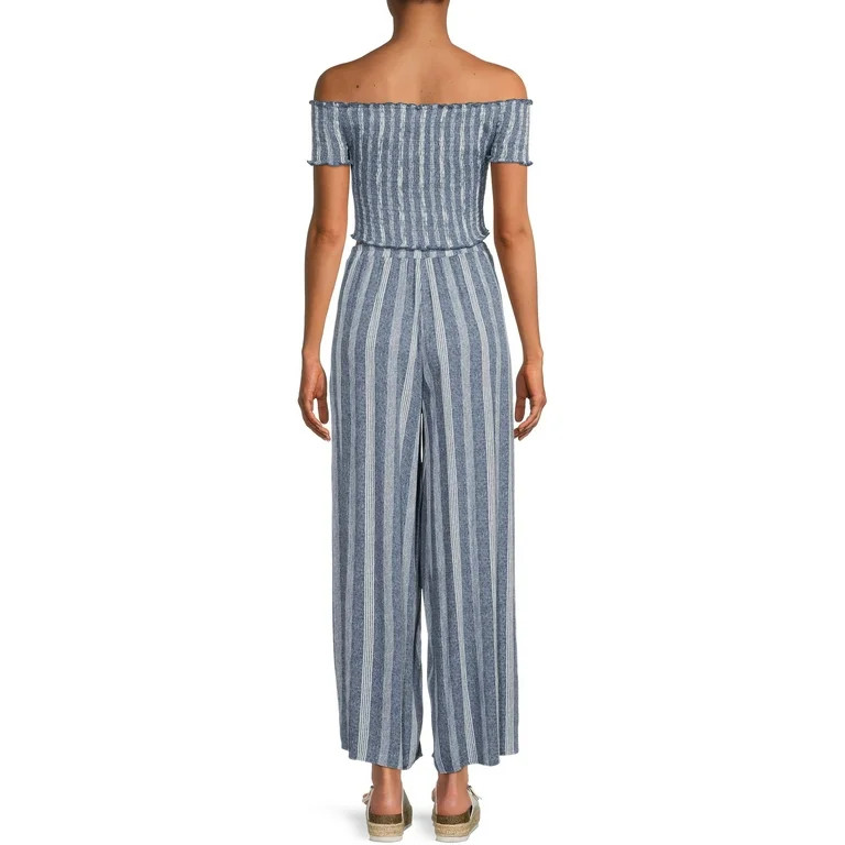 No Boundaries Juniors’ Smocked Outfit Set, 2-Piece | Walmart (US)